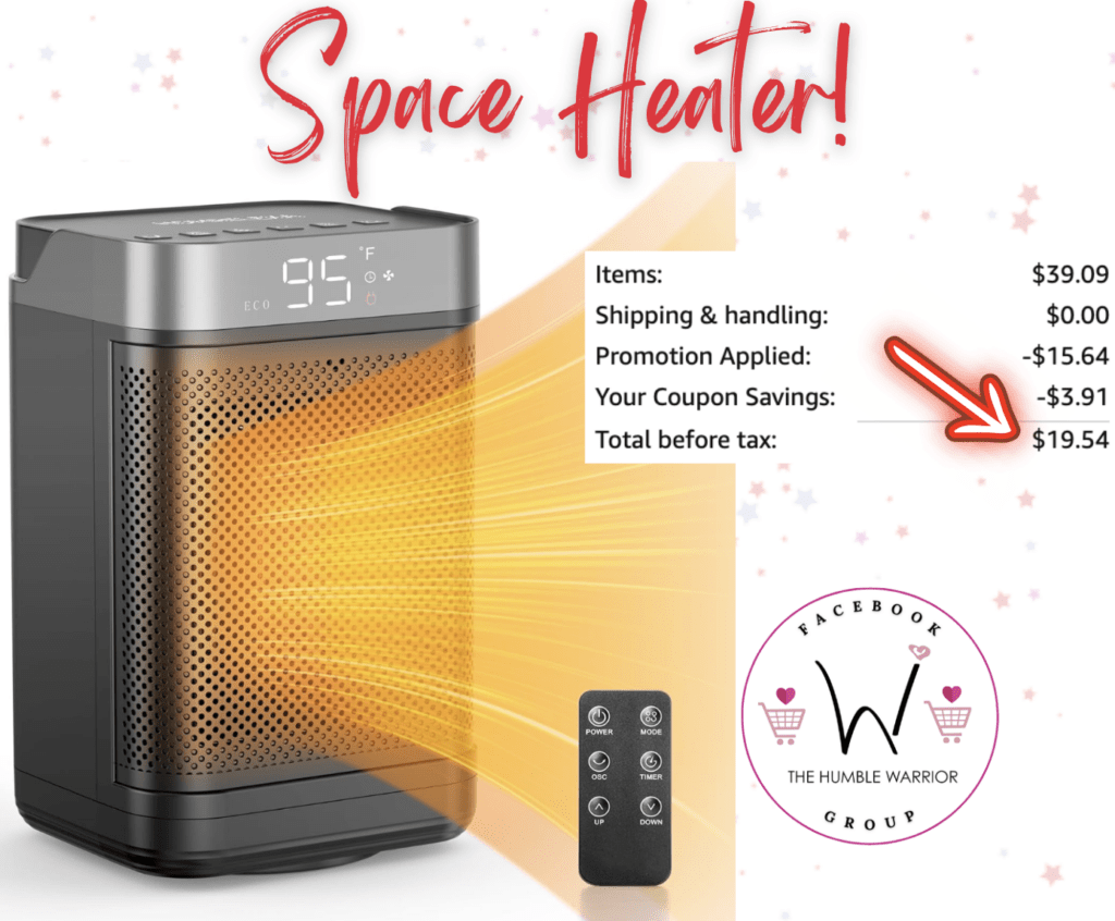 Portable Electric Space Heater!